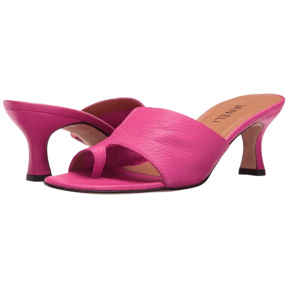 Vaneli Shoes - VANELi Pink Leather Malea Kitten Heel 9N